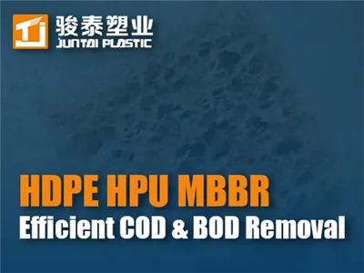 Verimli COD ve BOD Giderimi için HDPE HPU MBBR Taşıyıcı